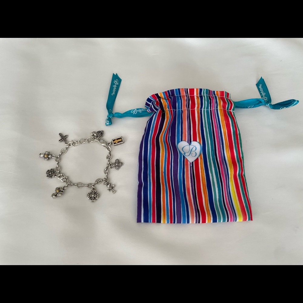Brighton Eternity Cross Bracelet with Brighton bag